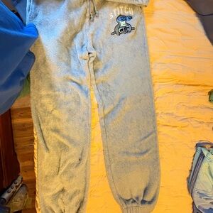 Stitch Light Blue Fleece Jogger Set